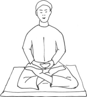 Lotus posture