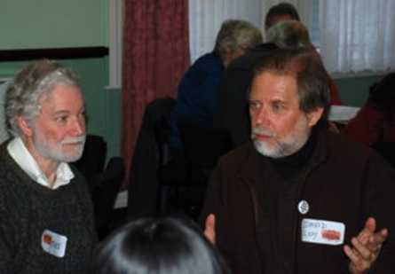 David Loy talking to Mike Masheder David Loy talking to Mike Masheder
