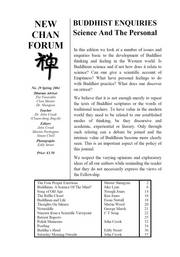 cover of New Chan Forum 29