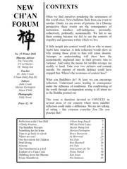 cover of New Chan Forum 25