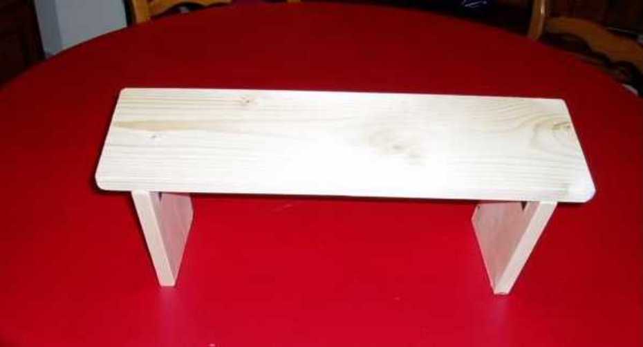 The finished bench
