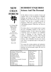 Cover of New Chan Forum 29