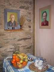 portraits of Chan Masters Shengyen and John Crook