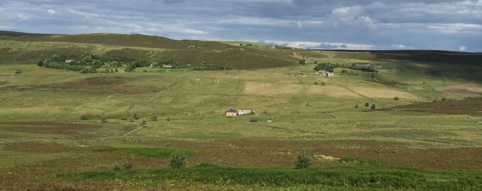 Shawbottom farm setting in the valley